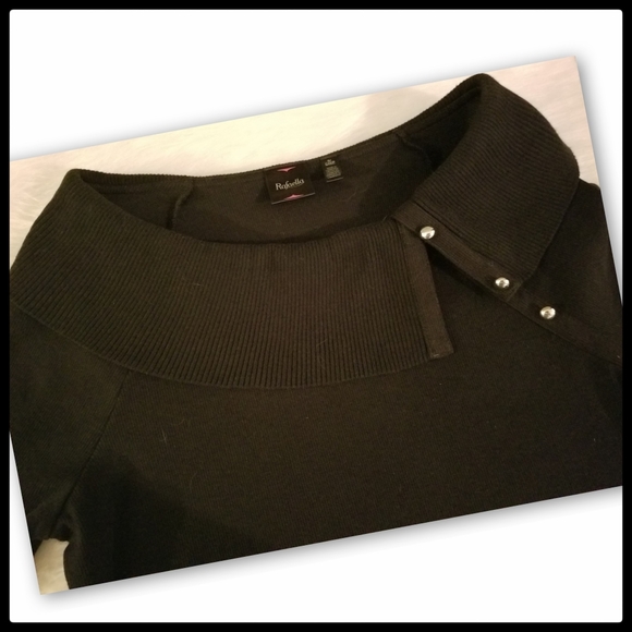 Rafaella*Lightweight Collared Sweater - Picture 3 of 5